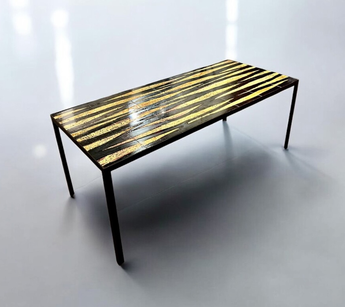 Ceramic Coffee Table By Julien De Covemaeker Circa 1960-photo-2